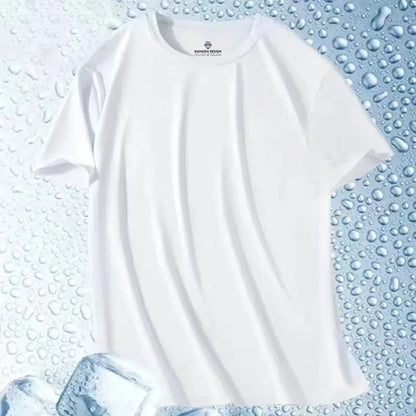 Men's Ice-Silk T-Shirt – Cool Quick-Dry Casual Sports Top