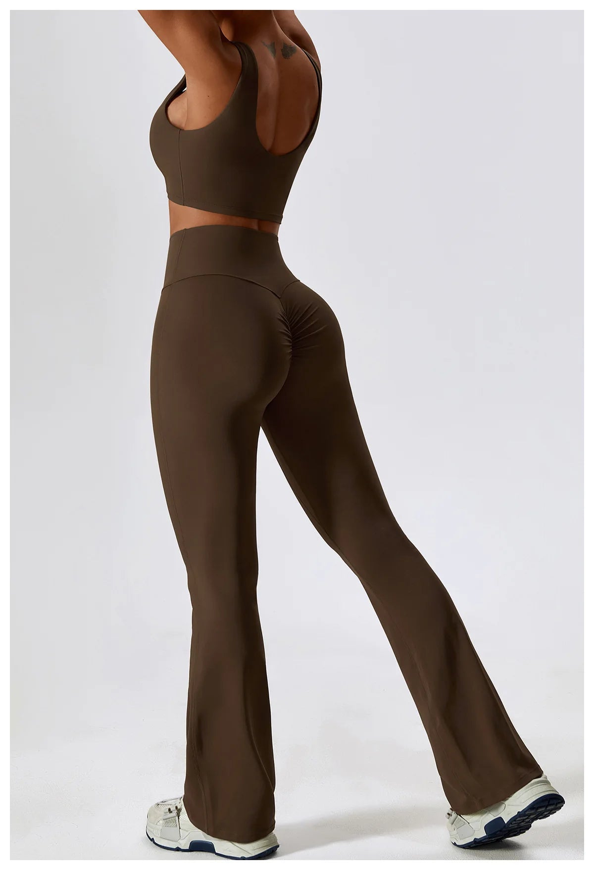 Women Yoga Set – Seamless Sportswear Gym Legging & Fitness Bra Crop Top