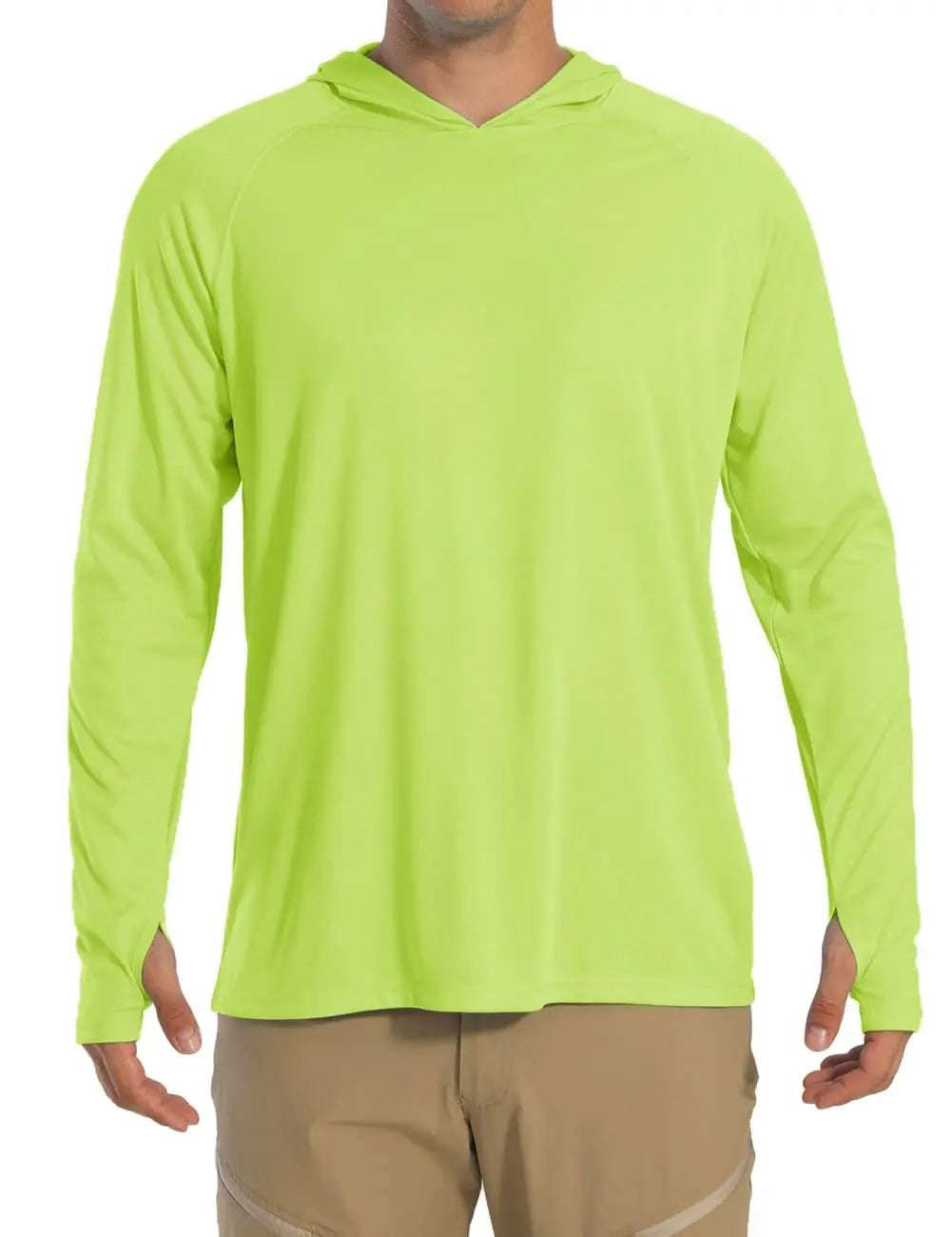 TACVASEN Sun Protection T-Shirts Mens Long Sleeve Hoodie Casual UV-Proof T-Shirts Breathable Lightweight Quick Dry T-Shirts Male