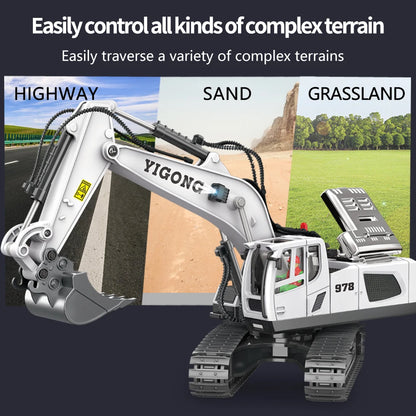 Remote Control Excavator  Dump Truck Set - RC Construction Toys for Kids - ZOOMNSTORE