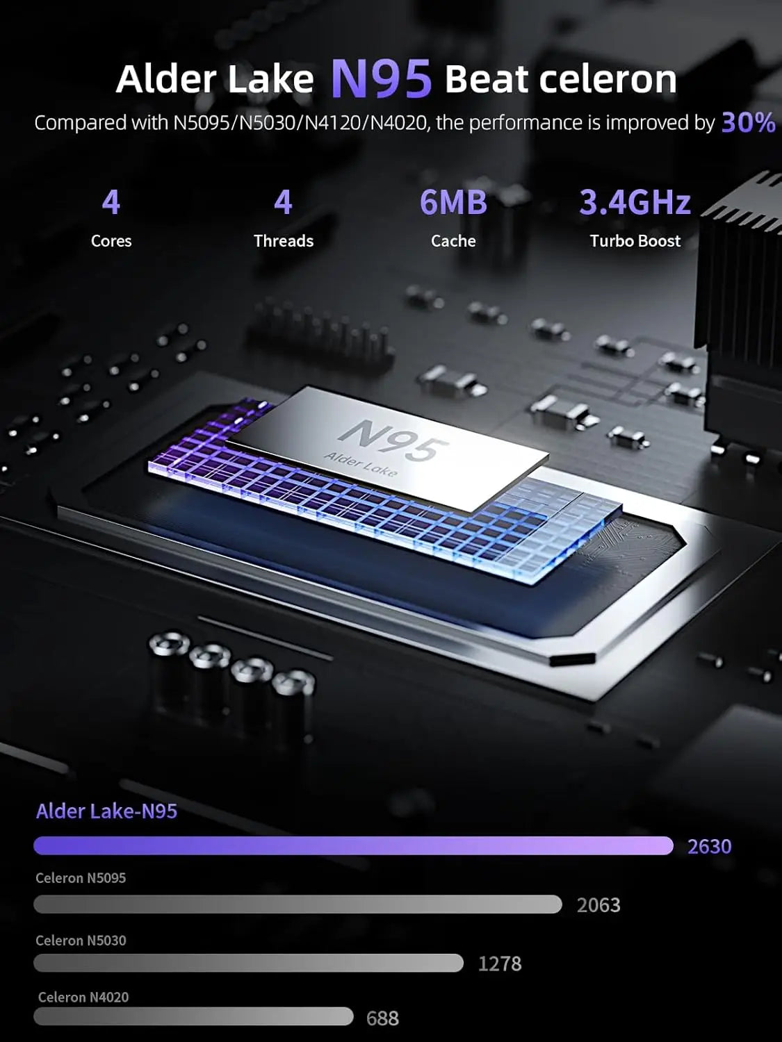 ACEMAGIC Ultra Thin Laptop - Intel N97 Portable Office Laptop with 16GB DDR4 RAM & 512GB SSD