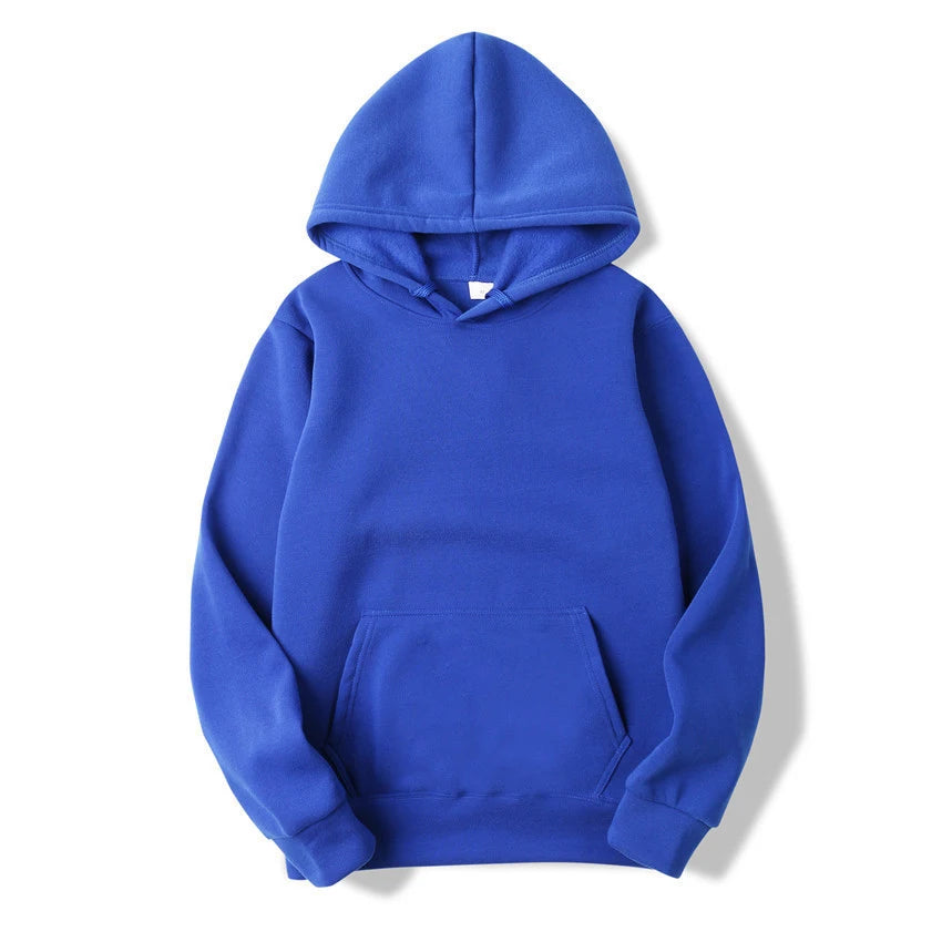 Men's Hoodies - Casual Fleece Hoodie With Hooded Sweatshirt, Regular Fit Pullover