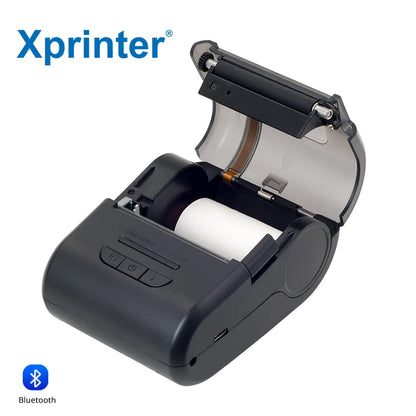Portable Thermal Receipt Printer Mini Impresora Portatil 2Inch Portable Shipping Label Printer with Dual Duties Xprinter XP-P210