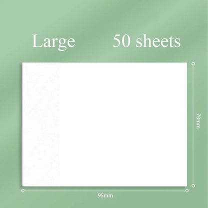 Transparent Waterproof Sticky Note Pads - 50100 Sheets for School  Office