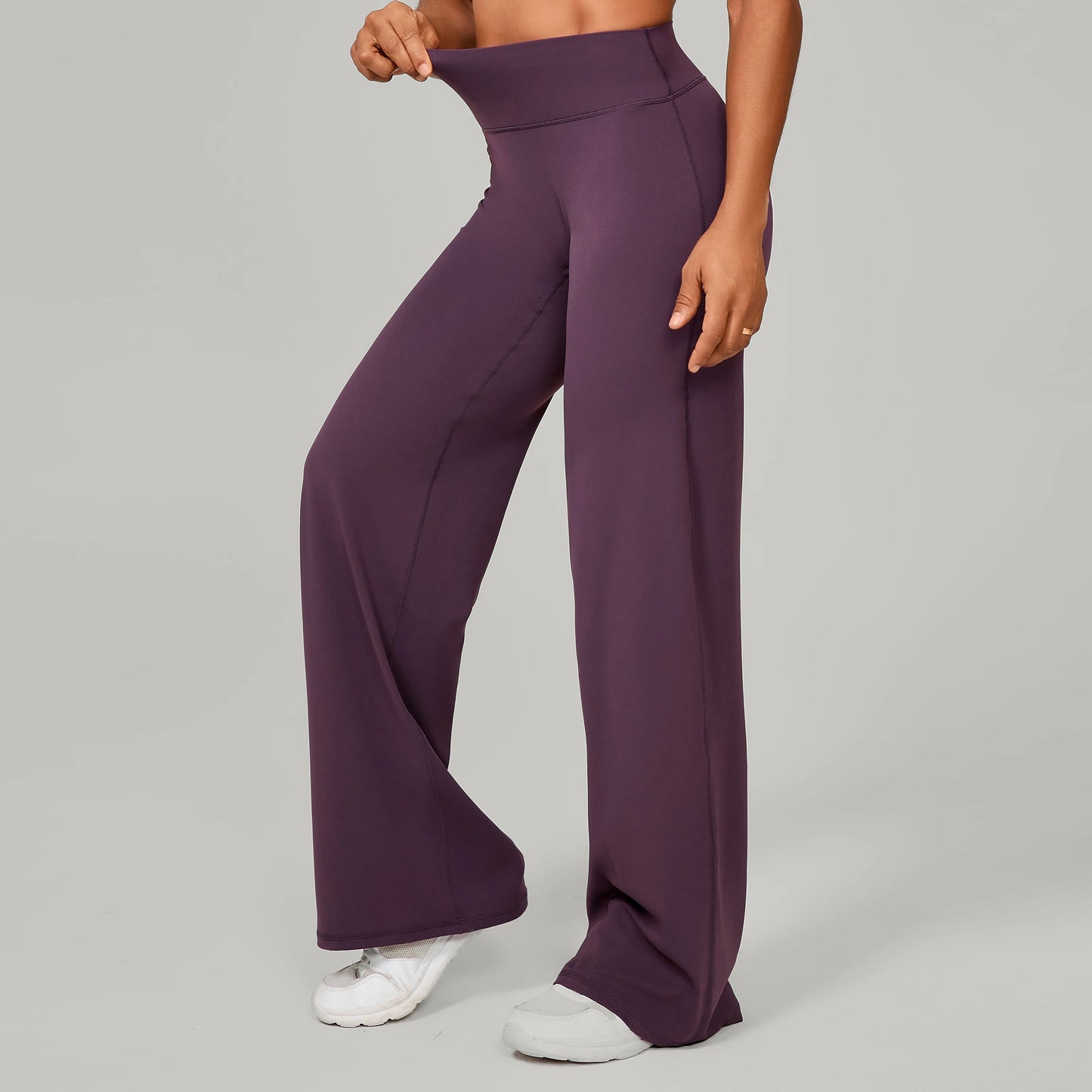 Women Yoga Pants – Soft Stretchy Fabric Full Length Leggings With Elastic Waist