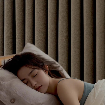 Blackout Curtains – Milk Tea Cotton Blend Room Darkening Drapes for Bedroom