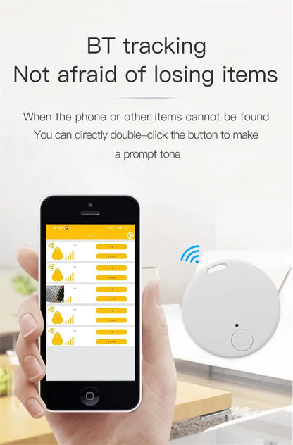Mini GPS Tracker Bluetooth5.0 Anti-Lost Smart Device Pets Elderly Kid Car Suitcase Wallet Tracking Car Locator For IOS Android
