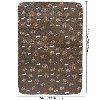 BIAI Winter New non-slip Mat for Pets Waterproof Dog Pee Pad Breathable Cat Mat Washable Pet Diaper Pad High Absorbent Pet Mat