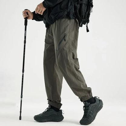 CHRLCK Men's Water-repellenHiking Pants Quick Drying Fashion Cargo Pants Breathable Trousers Fishing Camping Outdoor Sport Pants