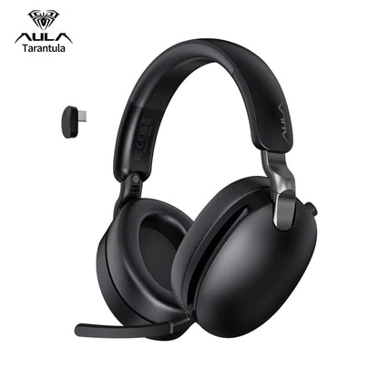 AULA New A500 Wireless Head-mounted Headphone 2.4G/Bluetooth/Wired Nolse Reduction Headsets E-sports Gaming Earphones with Mic