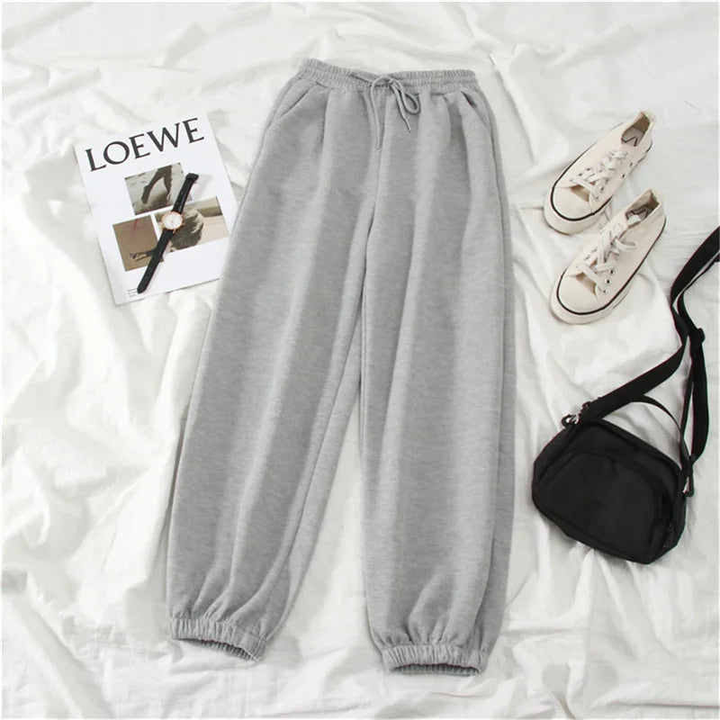 Hot Sales Gray Men Women Sweatpants Autumn New Baggy Fashion Oversize Sports Pants Black Winter Joggers Streetwear Trousers