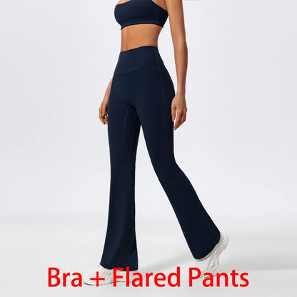 Women Gym Workout Set – Two Piece Activewear with Quick Dry Sportswear & Breathable Bra