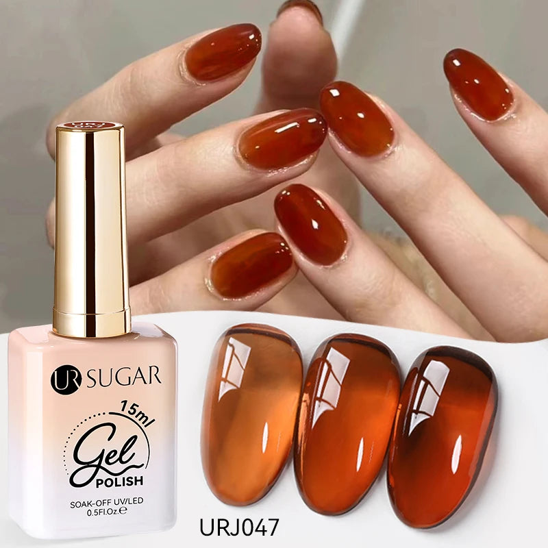 Jelly Gel Polish - Eco Friendly Semi Permanent UV LED Nail Polish for Salon Use