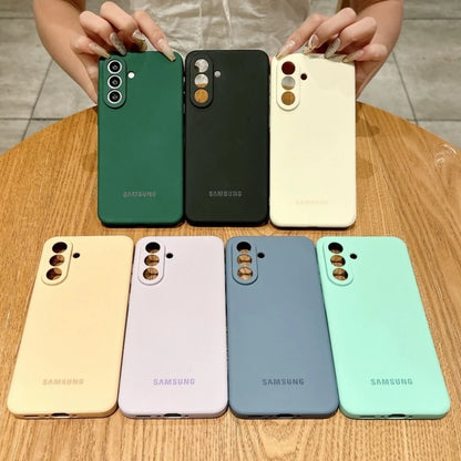 For Samsung Galaxy A56 5G Case Soft Liquid Silicone A56 A36 A16 A55 A35 A15 A26 S25 S24 S26 Ultra Plus FE Shockproof Case Cover