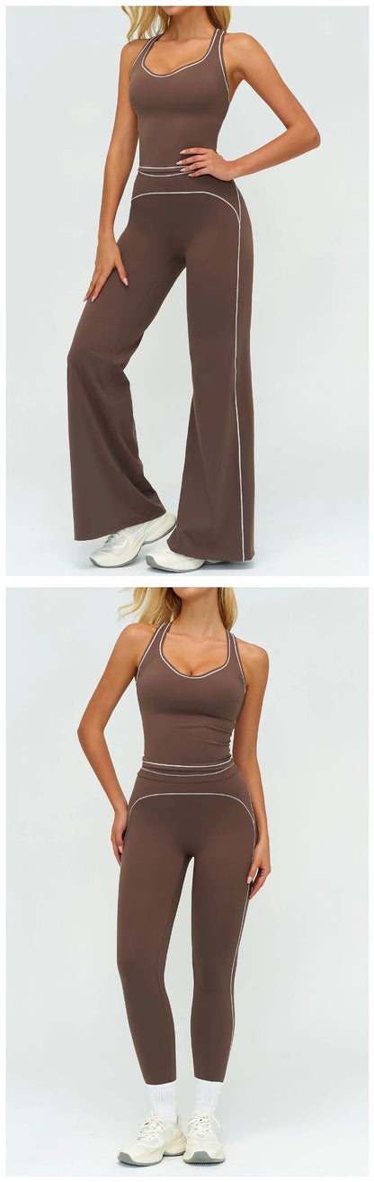 Yoga Suit 2PCS Women Tracksuits Sports Outfits Gym Clothes Running Sports Bra Suits Female Workout Yoga Clothes Athletic Wear