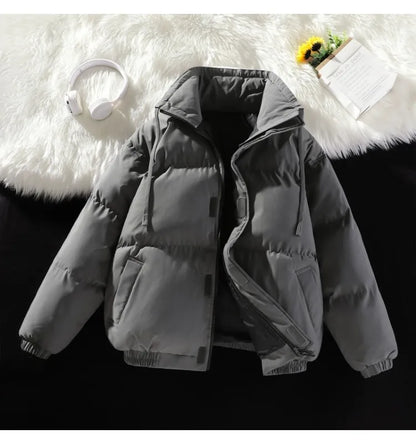 Autumn Winter Outerwear Puffer Jacket Men Outdoor Windproof Parkas Plus Size 8XL High-quality Stand Collar Padded Jacket for Men
