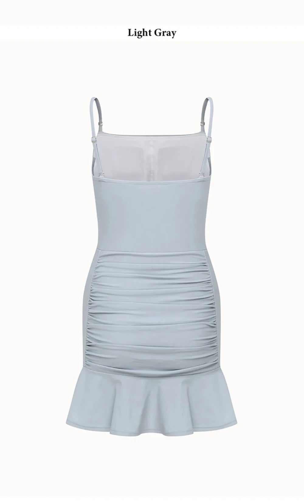 Women's Sexy Slim-Fit Tube Top Skirted One-Piece Swimsuit – Tummy Control, Ins Style Solid Color Swimwear