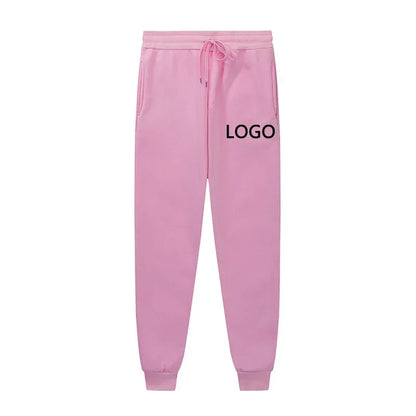 Customized Sweatpants Men Fashion Peronality Printed Drawstring Pocket Sport Pants Women Casual Workout Jogging Long Trousers