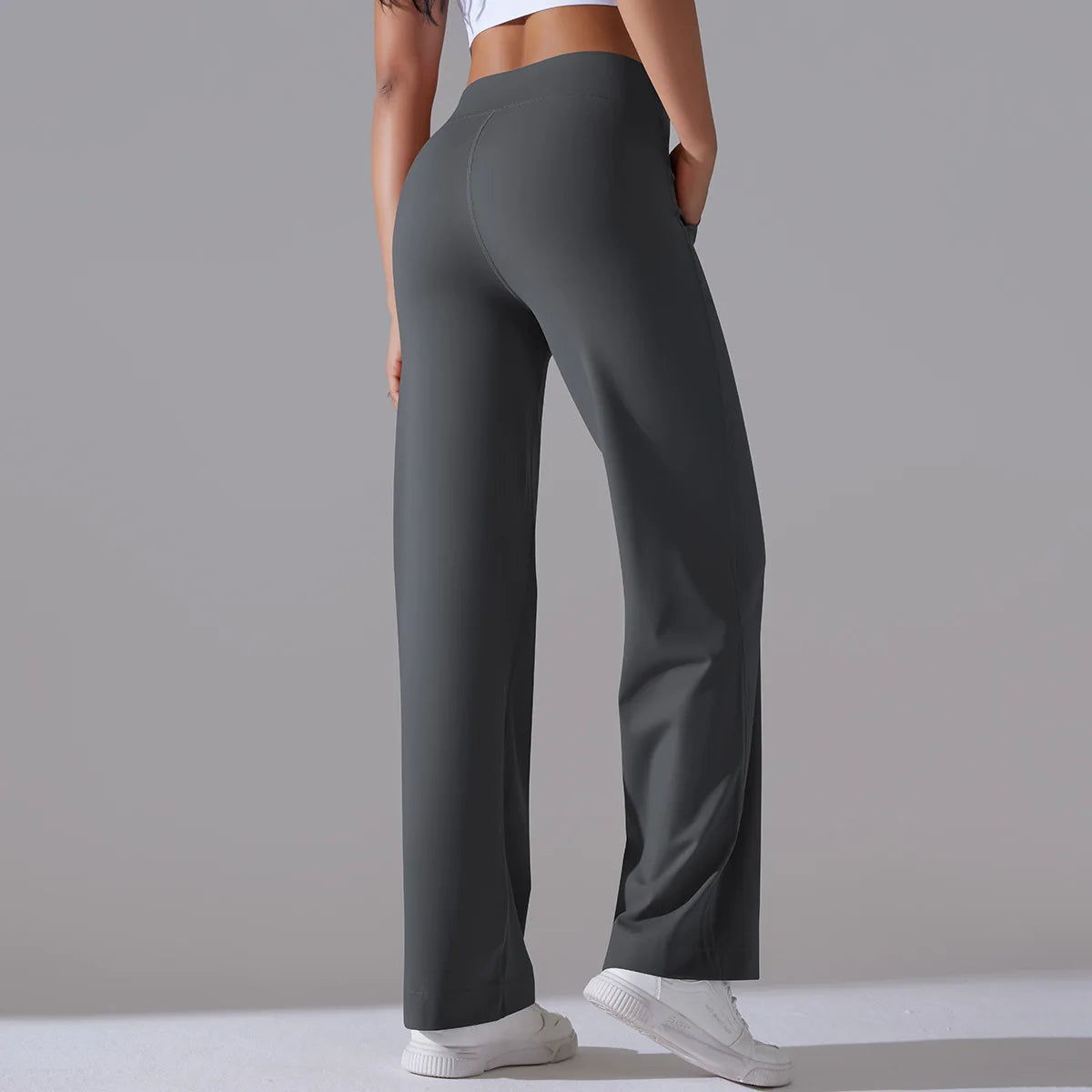 Yoga Straight Leg Sweatpant Straight Leg Women's Loose Tracksuit Pants Wide Leg Outdoor Gym Runing Casual Tracksuit Pants