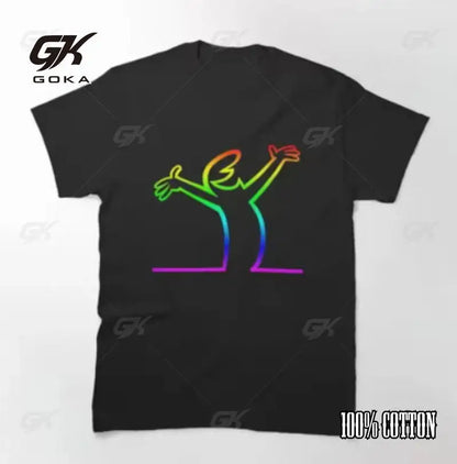 Summer T Shirts for Men Balum La Linea Funny Graphic Tshirt Cotton Comfortable Premium Camisetas Unisex Streetwear Fashion