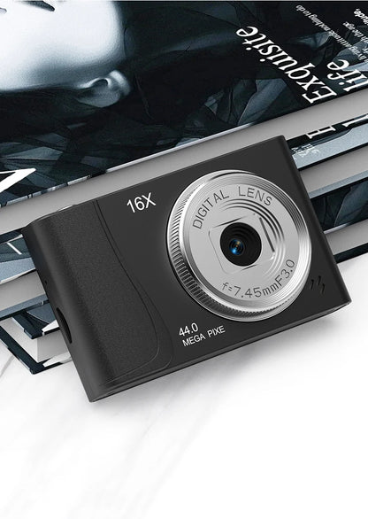 4K Digital Camera - Compact CCD Sensor Camera With 16X Zoom & Auto Focus