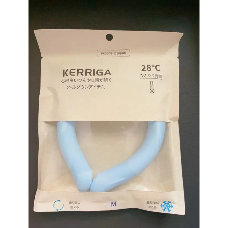 Summer Neck Cooling Tube Reusable Portable Ice Neck Cooler Ring Soft Silicone Cold Neck Wrap For Heat Relief And Outdoor Activit