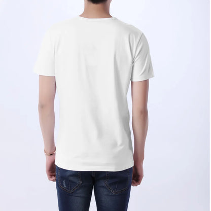 Men's Bamboo Fiber T-Shirt – Soft Breathable Round-Neck Top