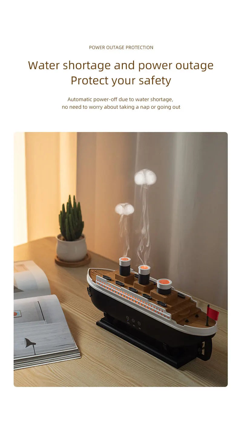 Ultrasonic Jellyfish Humidifier  Aroma Diffuser with Remote Control and Colorful Lighting