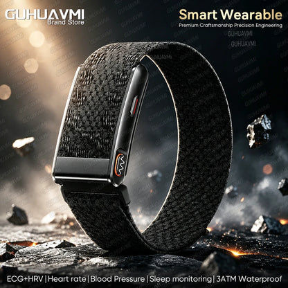 New Fitness Tracker ECG Heart Rate Smart Bracelet Blood Pressure Blood oxygen Sleep 24/7 Monitoring SMS Call Reminder Smart Band