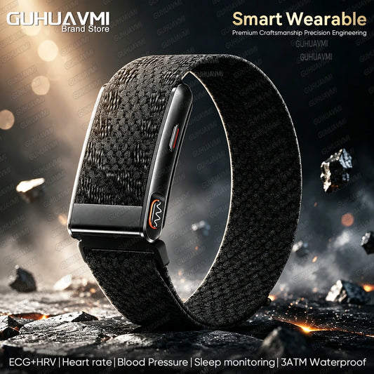 New Fitness Tracker ECG Heart Rate Smart Bracelet Blood Pressure Blood oxygen Sleep 24/7 Monitoring SMS Call Reminder Smart Band