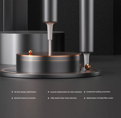 Professional Hair Dryer - Foldable High Power Negative Ion Blu-Ray Electric Blow Dryer