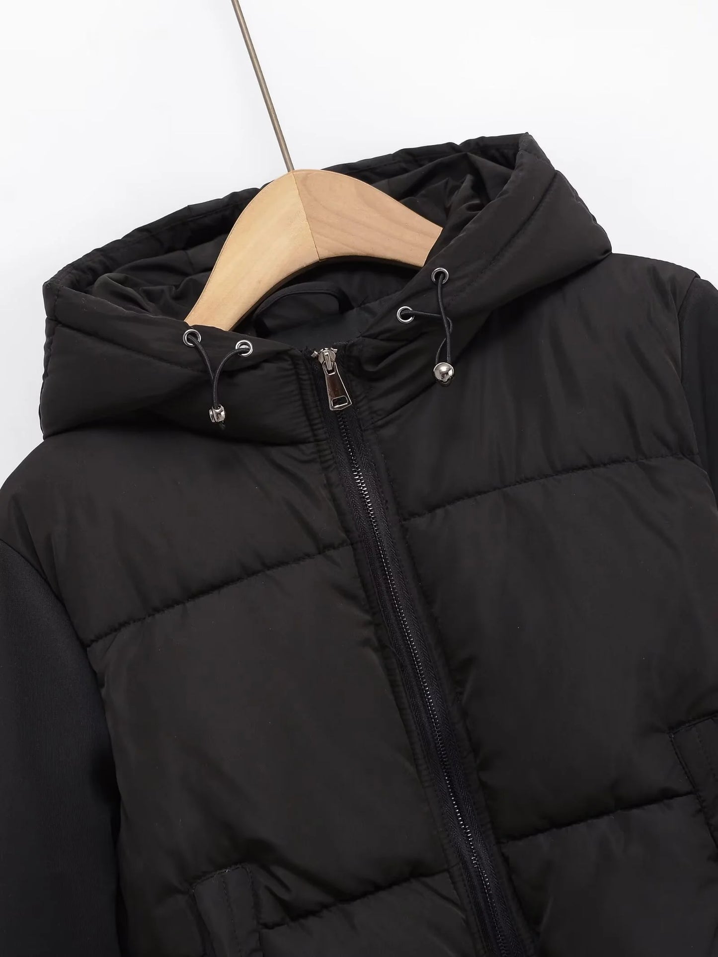 Women's Cotton Coat - Slim Fit Hooded Casual Jacket | Autumn Winter Outerwear