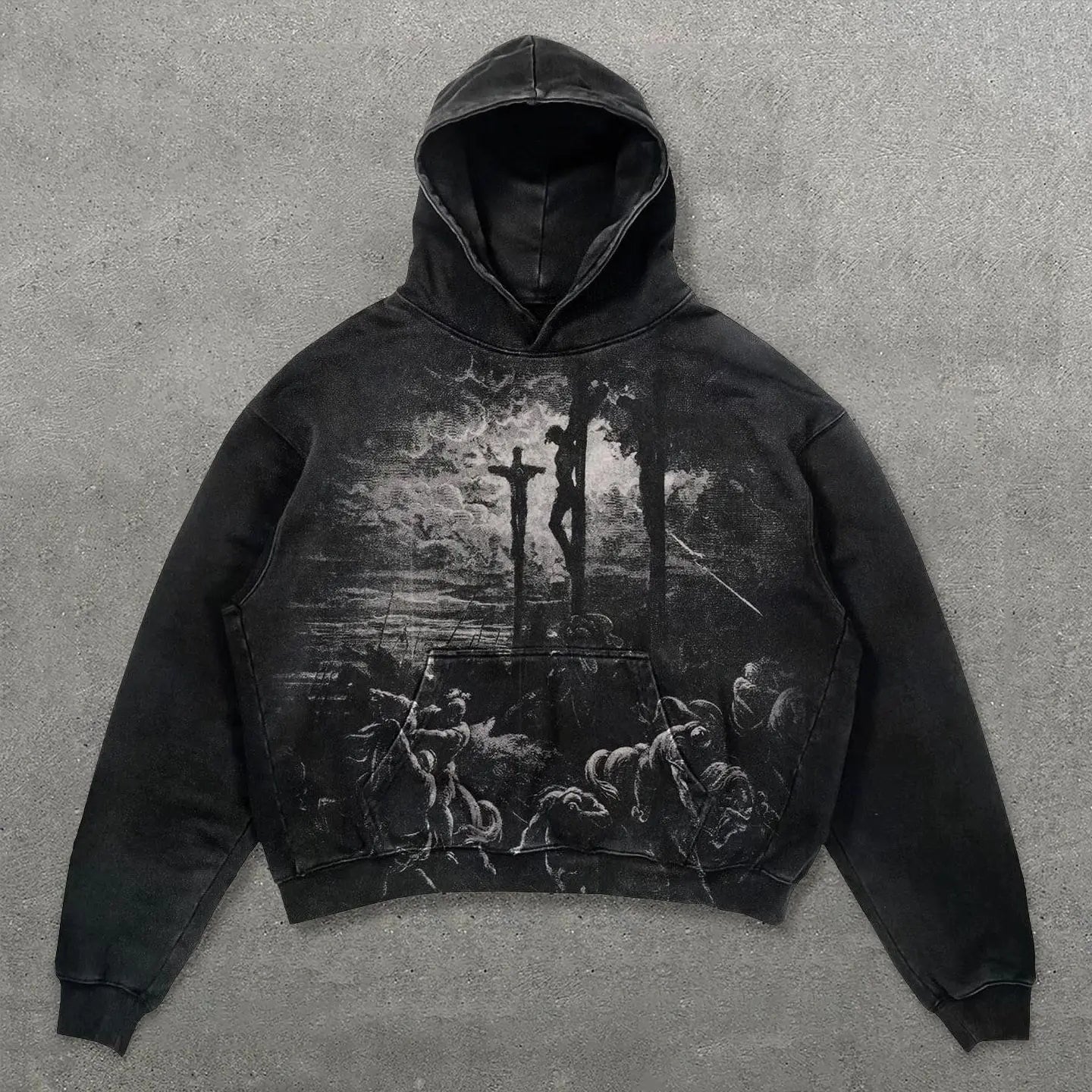 Cotton New Rock Men's Hooded Sweatshirt Spring Autumn With Pockets No Brand Simple Male Hoodie Welcome Deal In Funny Luxury Tops