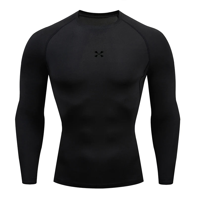 Compression T Shirt Men - Quick Dry Summer Sportswear Athletic Gym Top