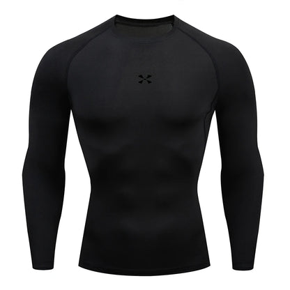 Compression T Shirt Men - Quick Dry Summer Sportswear Athletic Gym Top