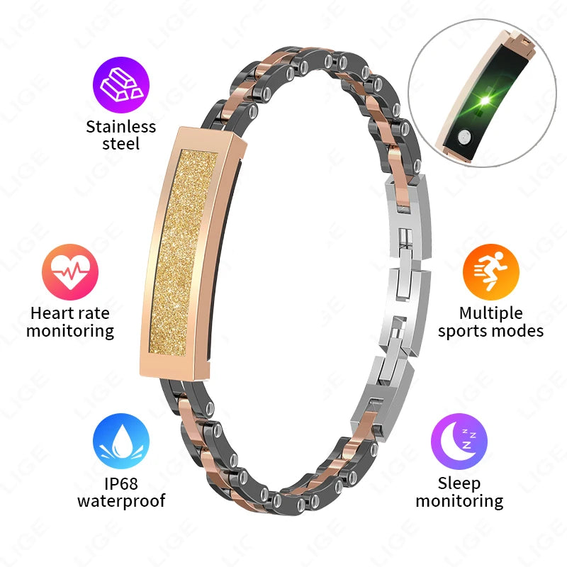 2026 New Smart Watch Pedometer Health Smart Bracelet Women Men Sports Fitness Waterproof Heart Rate Sleep Monitoring Wristbands