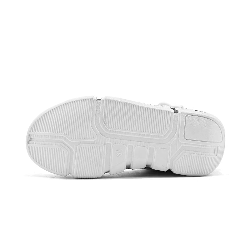 Boys High-Top Sneakers – Waterproof Leather Upper Shoes With Buckle Strap 2025 Autumn Winter