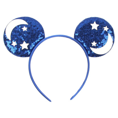 Disney Mouse Ears Headband - Glitter Cosplay Hair Accessories for Boys  Girls