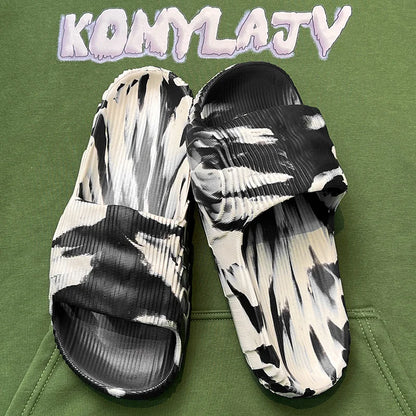 Boys Fashion Casual Sports platform Sandals 2024 Outdoor Non-slip Beach Slippers Men's Flip-flops Bathroom Sandals