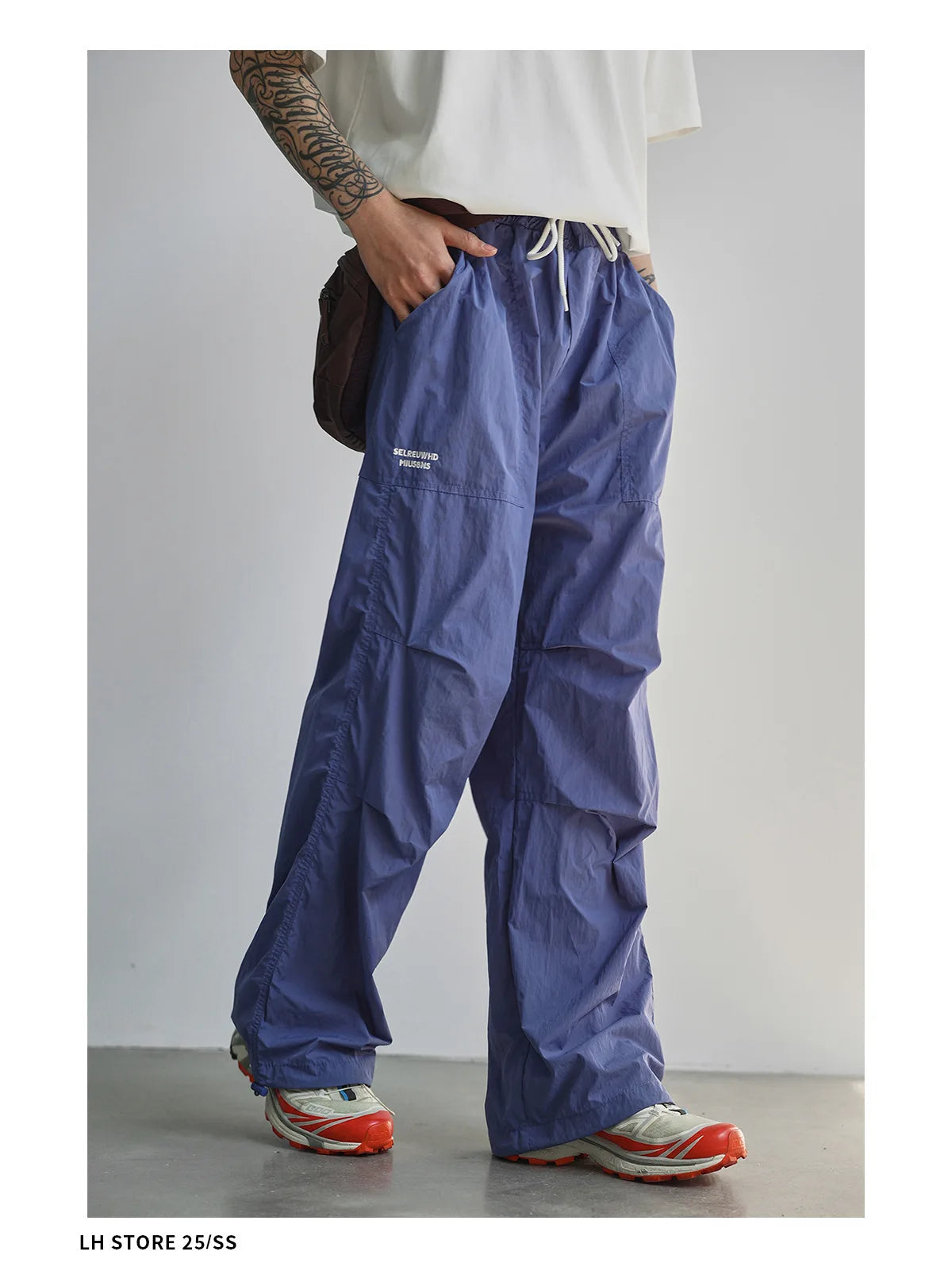 Lightweight Quick Dry Outdoor Work Trousers For Men Women Summer Casual Loose Straight Leg Long Pants Mountain Hiking Bottoms