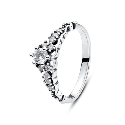 Sterling Silver Rings - 925 Silver Jewelry With Cubic Zirconia & Pave Setting