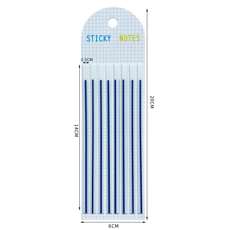 160 Sheets Transparent waterproof Mark Line Index Memo Pad Sticky Notepads Paper Sticker Notes School Supplies Stationery