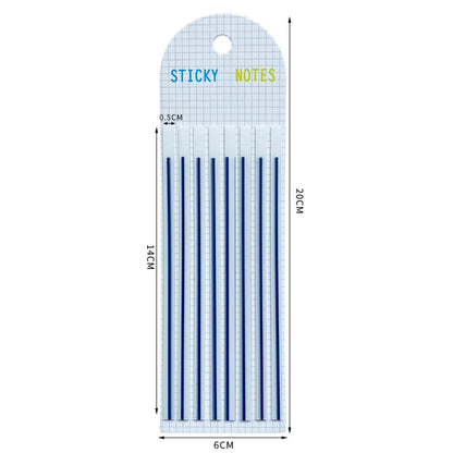 160 Sheets Transparent waterproof Mark Line Index Memo Pad Sticky Notepads Paper Sticker Notes School Supplies Stationery
