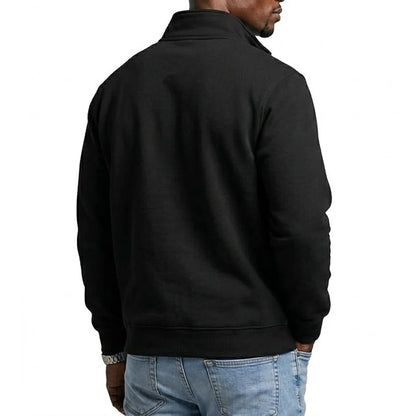 Outdoor Men Zipper Sweatshirts Spring Quarter Zip Pullover Half Zipper Hoodie for Men Gym Man Autumn Solid Men's Sweatshirt Coat