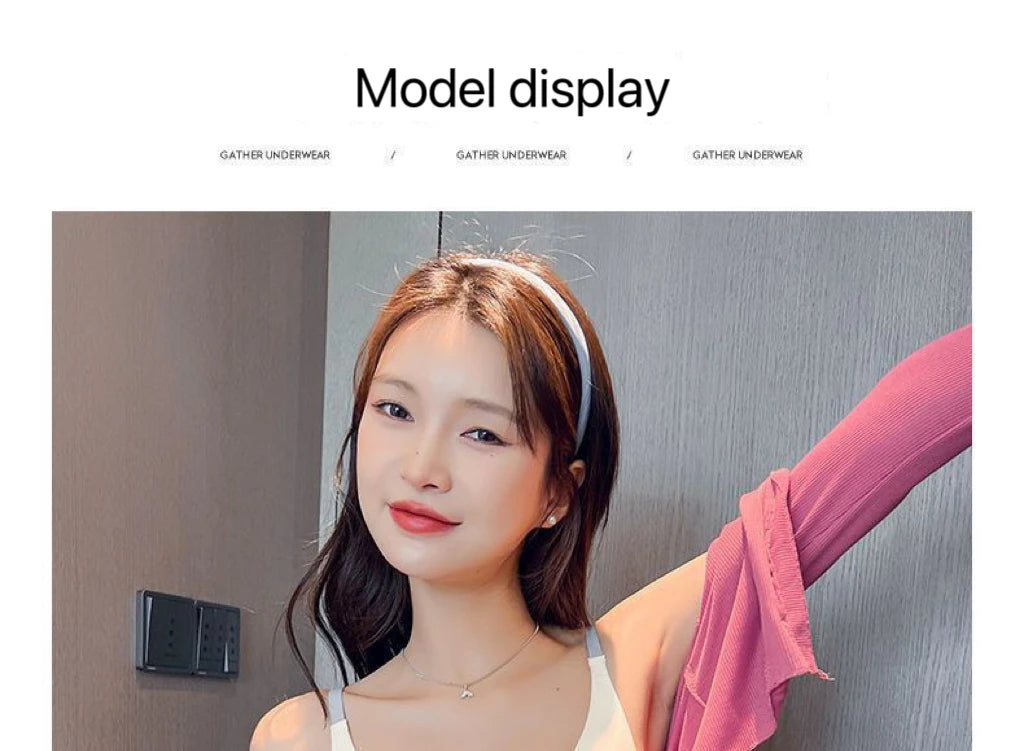 2pcs Womens Seamless Sweet Anti Sagging Bra Girl Thin Brassier Lady Comfort Soft Breathable Bra Student Simple Fashion Underwear