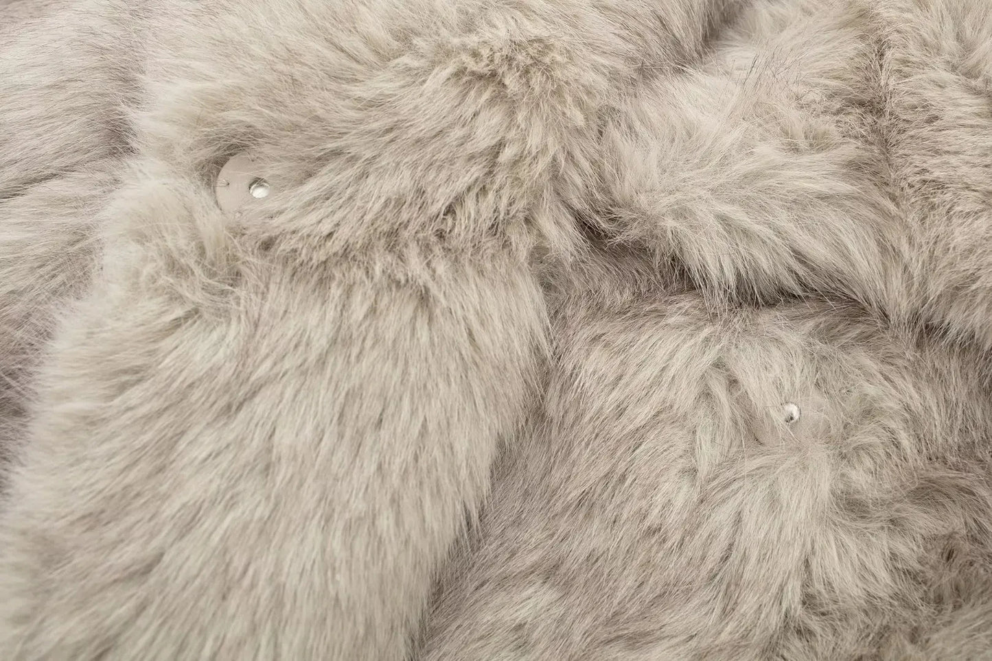 Faux Fur Coat Women’s Winter Jacket – Warm Fluffy Loose Lapel Outerwear
