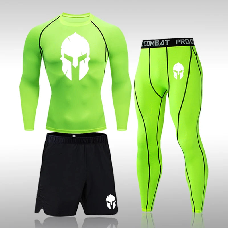Men Sport Suits - Compression Workout Gear | Rashguard Shirts & MMA Fightwear