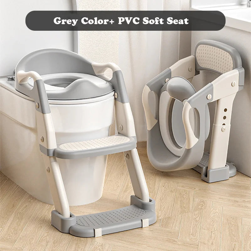 Baby Potty Training Seat - Portable Child Urinal & Kids Toilet Step Stool