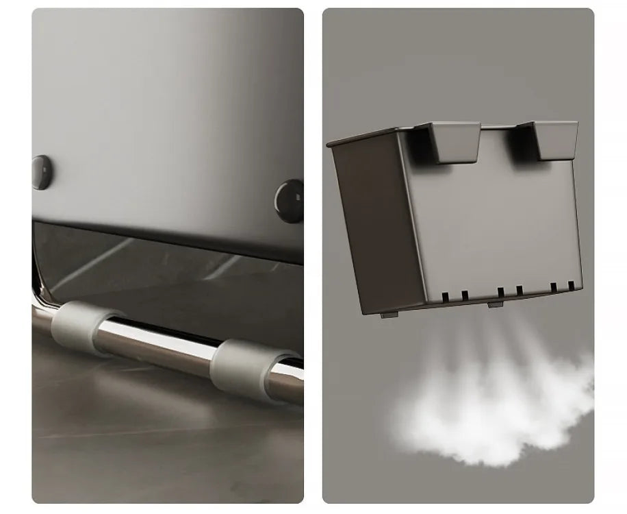 Stainless Steel Dish Rack | Narrow Kitchen Utensil Drainer & Countertop Cutlery Holder