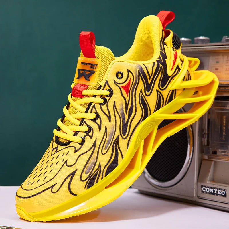 Men Casual Sneakers - Breathable Mesh Shoes With Durable TPU Outsole & Lightweight Design